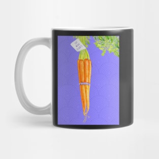 EAT MORE PLANTS - CARROTS IN WATERCOLOR Mug